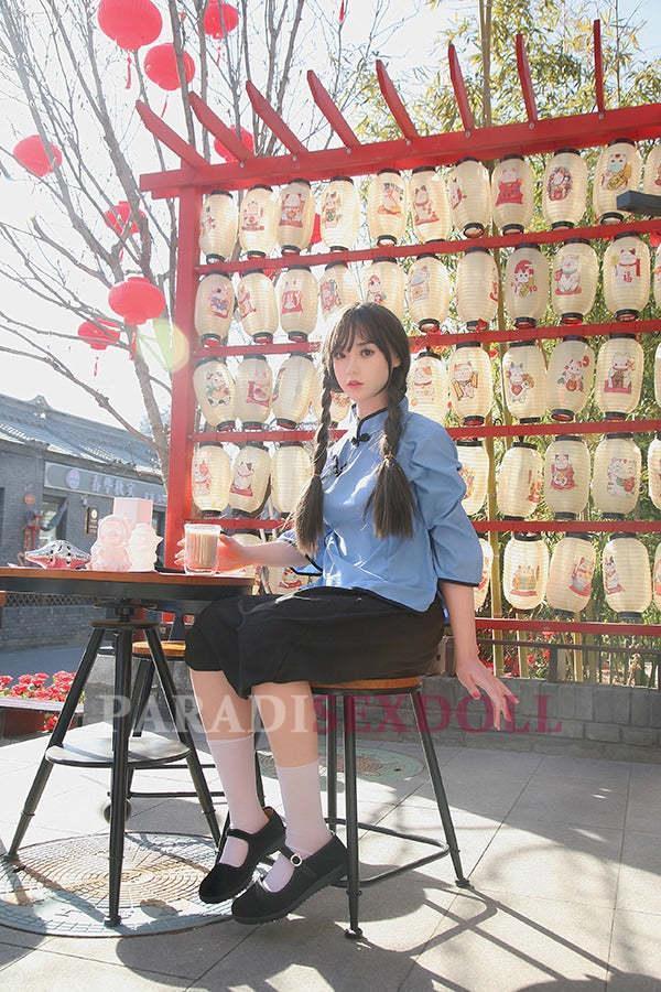 158cm/5.18ft B cup Asian schoolgirl TPE sex doll - Qian - Paradisexdoll