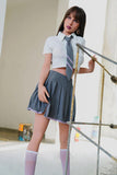 158cm/5.18ft F Cup Big Tits Jk Uniform Student Sex Doll - Demi - Paradisexdoll