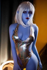 158cm/5.2ft B Cup Small Breasts Blue Tpe Sex Doll - Gemma - Paradisexdoll