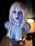 158cm/5.2ft B Cup Small Breasts Blue Tpe Sex Doll - Gemma - Paradisexdoll