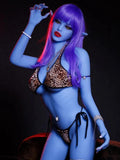159cm/5.2ft D Cup Blue skin alien sex doll - Violet - Paradisexdoll