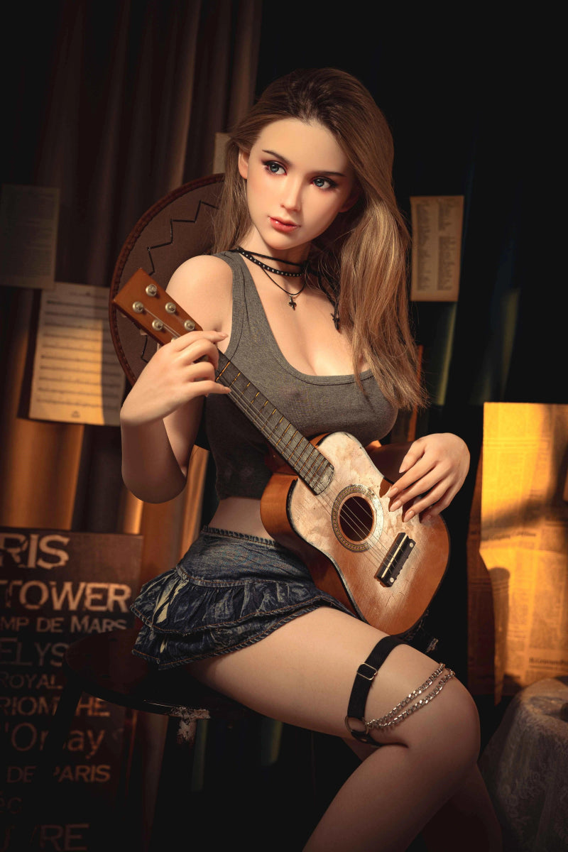 166cm/5.5ft D Cup Medium Breasts Guitar Singer Real Sex Doll - Nadine - Paradisexdoll