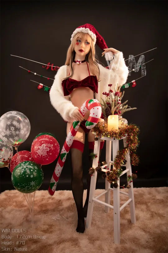 WM Doll |  5ft 8/ 172cm B Cup Christmas Style Sex Doll (In Stock US) - Sachi(70#)