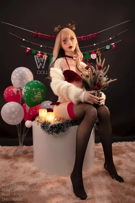 WM Doll |  5ft 8/ 172cm B Cup Christmas Style Sex Doll (In Stock US) - Sachi(70#)