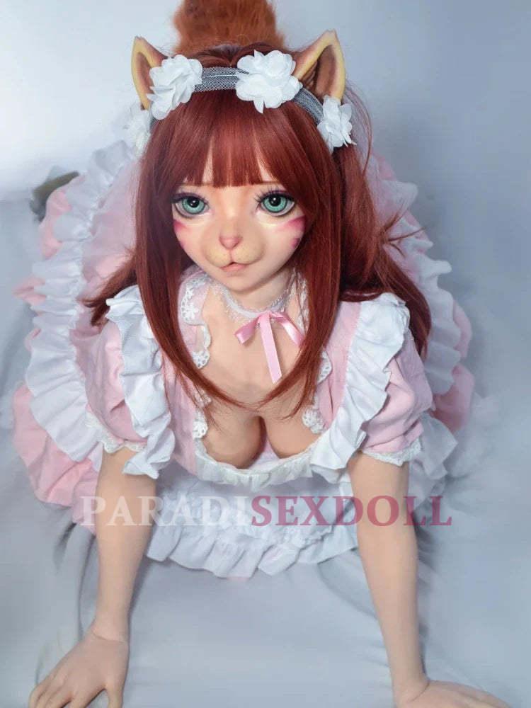 152cm/5ft D Cup Medium Breasts Full Silicone Sexy Anime Sex Doll - Fox Demon - Paradisexdoll