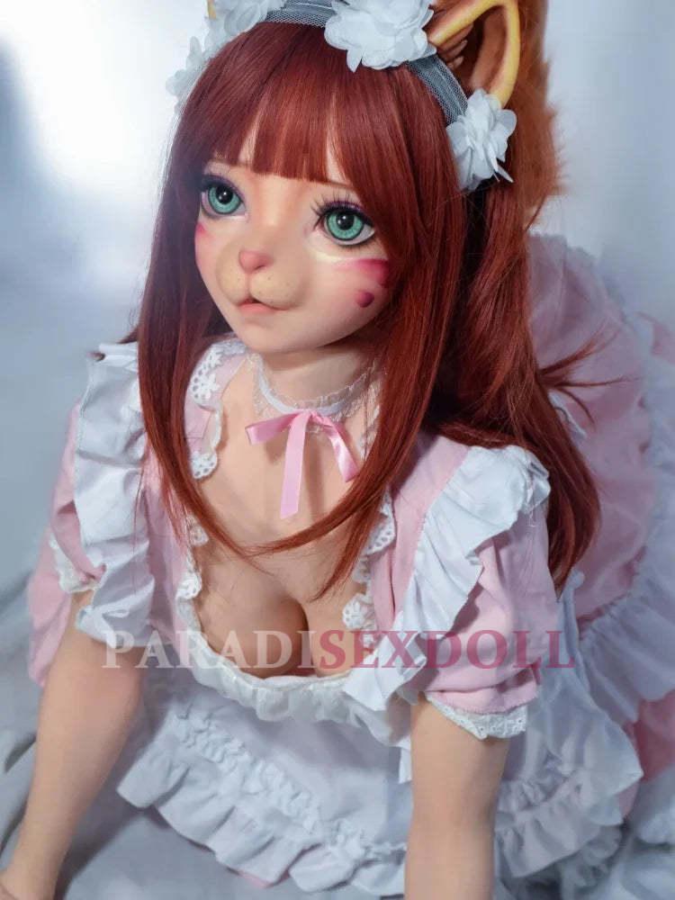 152cm/5ft D Cup Medium Breasts Full Silicone Sexy Anime Sex Doll - Fox Demon - Paradisexdoll