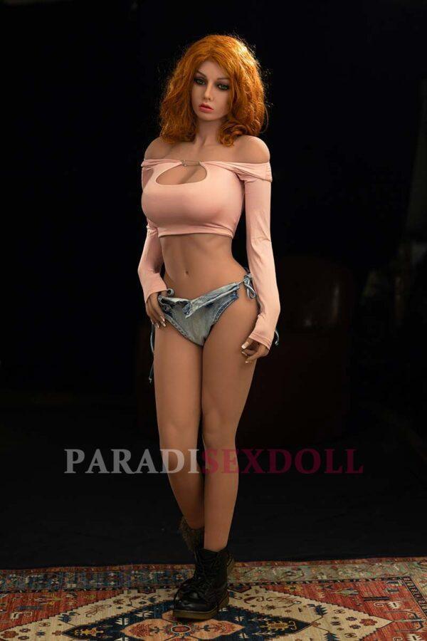 158cm/5.2ft E Cup Curvy Big Tits Lifelike Sex Doll - Noelle - Paradisexdoll