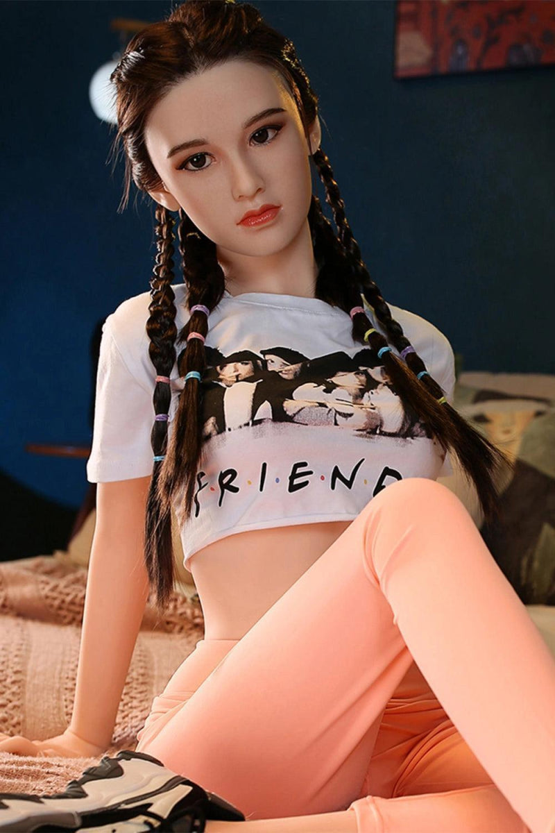 160cm/5.3ft A Cup Flat Chested Asian TPE sex doll - Annie - Paradisexdoll