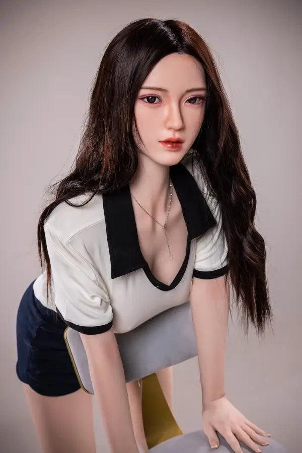 162cm/5.3ft E Cup Big tits Korean student TPE sex doll - Moon - Paradisexdoll